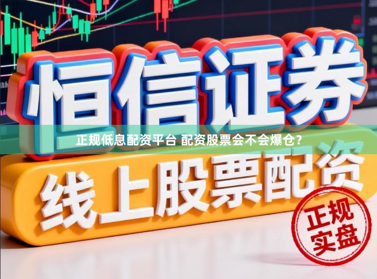正规低息配资平台 配资股票会不会爆仓?