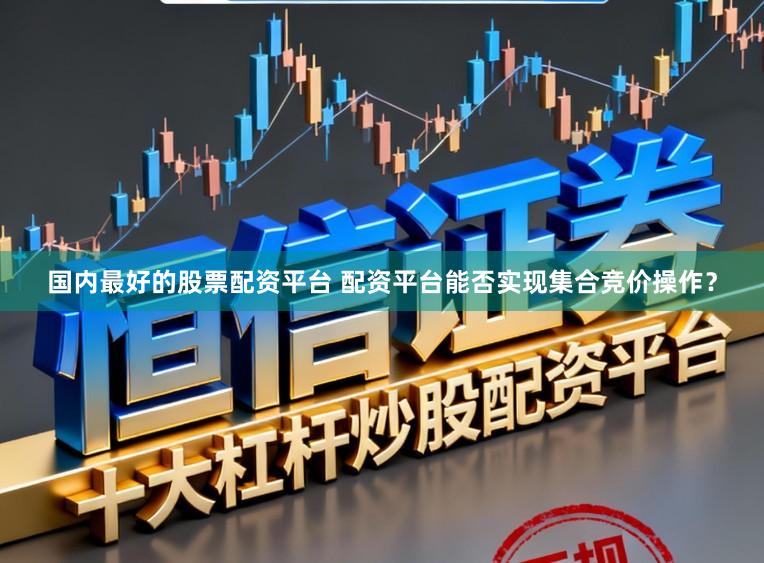 国内最好的股票配资平台 配资平台能否实现集合竞价操作？